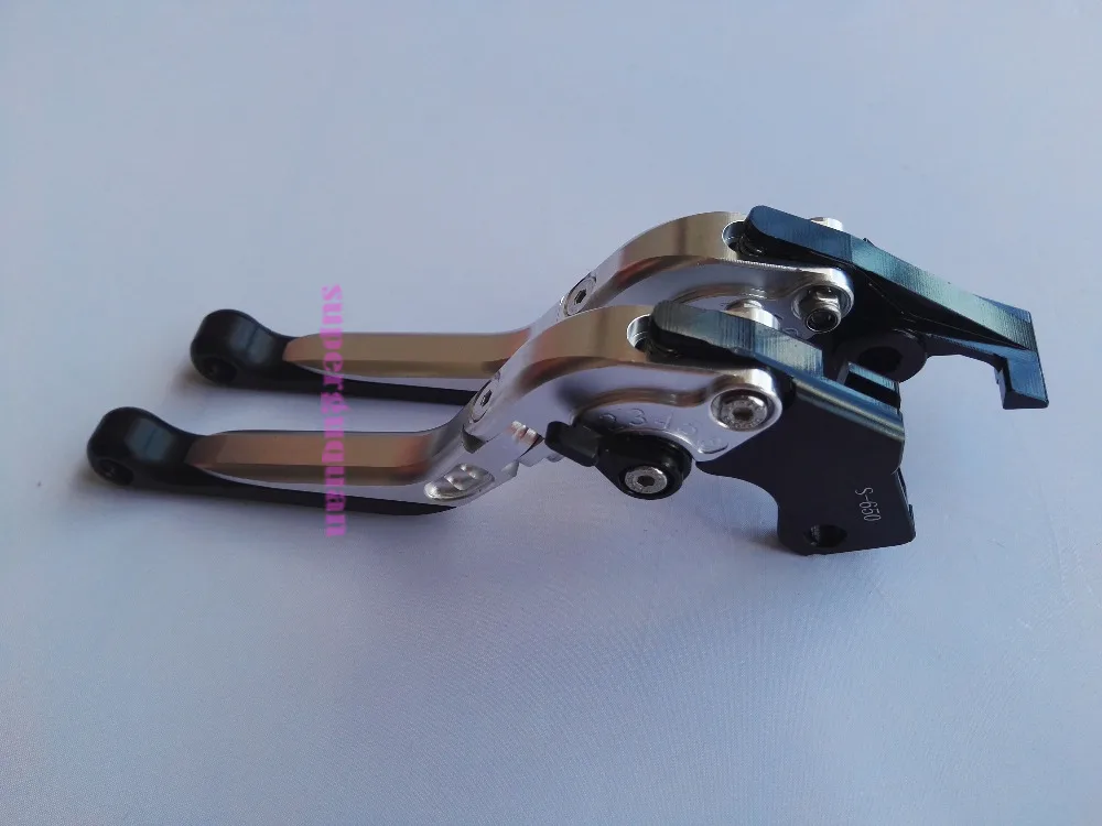 

New For Suzuki V-Strom vstrom 650 DL650 DL 650 2004-2010 motorcycle motorbike CNC Foldable Extendable brake&Clutch Levers Silver