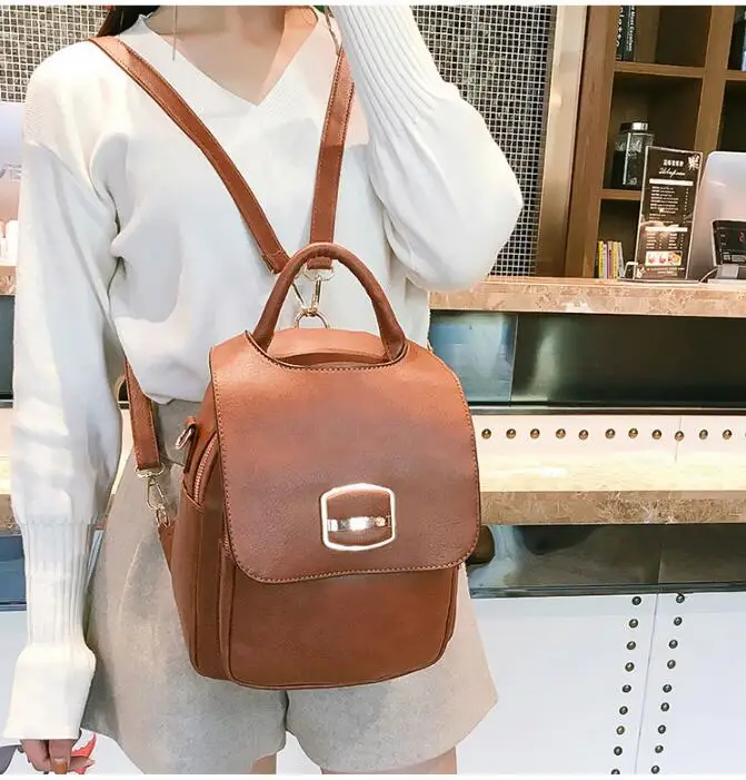 

Fashion small women cute backpack two shoulder backpack for travel campus student multi function backpack nhy72012