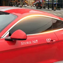 8* полный комплект из нержавеющей стали, декоративная накладка на подоконник, без колонн, набор для стайлинга автомобилей Для Ford Mustang