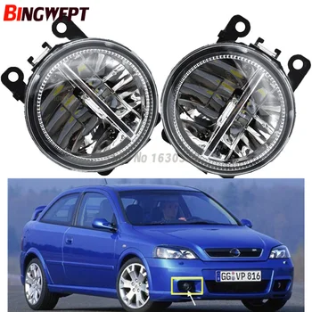 

2x Car Exterior Accessories White 6000K LED Fog Lamps Light For Opel Vauxhall Astra OPC G 2002 2003 2004