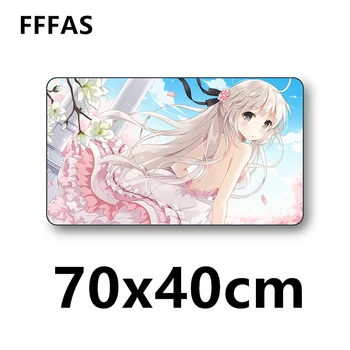 

FFFAS 70x40cm Large Gamer Gaming Mouse Pad Mat Home Office Decor Game Mousepad Desk Table Notebook Laptop Anime Cute Big Cushion