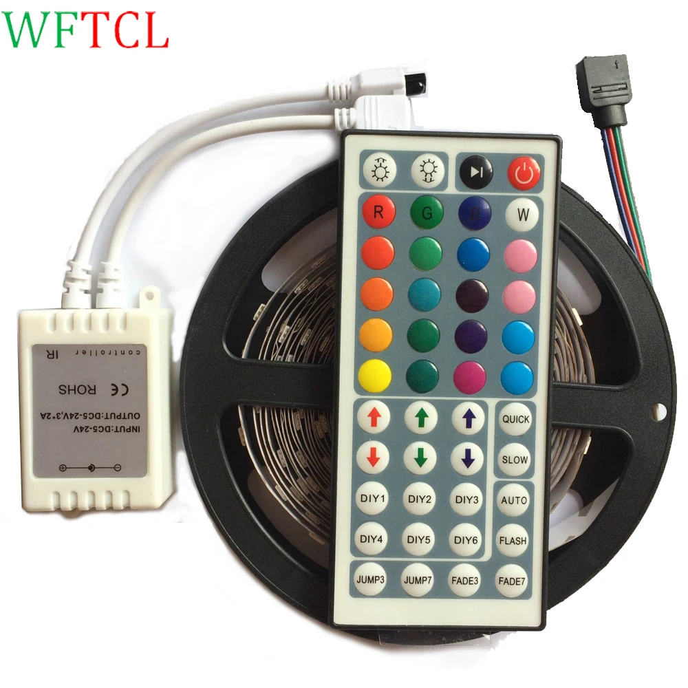 Aliexpress Led Ruban 5050 LED Stripe Light Ruban LED 5M 150LEDs Bande LED 5050 RGB LED Light