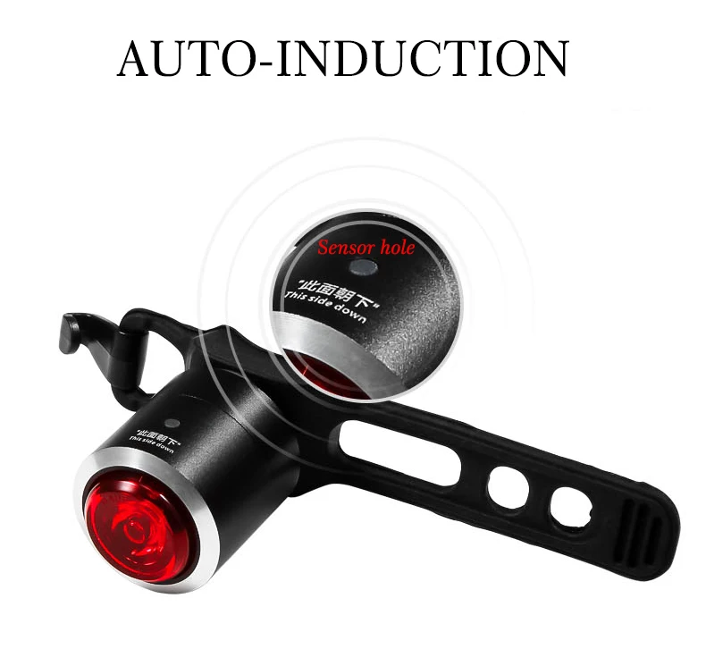 Sale ROCKBROS Waterproof Smart Bike Bicycle Light USB Rechargeable IPX5 Taillight Mini LED MTB Road Cycling Rear Lights 5 Lumens 4 Sale ROCKBROS Waterproof Smart Bike Bicycle Light USB Rechargeable IPX5 Taillight Mini LED MTB Road Cycling Rear Lights 5 Lumens 4