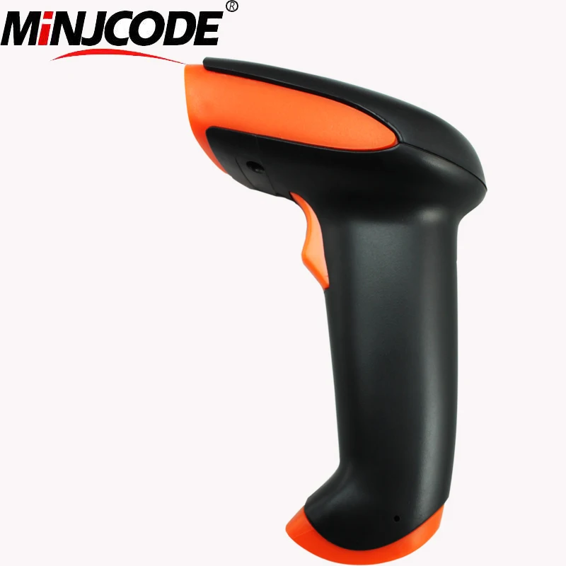 Высокоскоростной сканер штрих кодов MINJCODE 300/сек Ручной 1d CCD Ce/FCC/RoHS считыватель