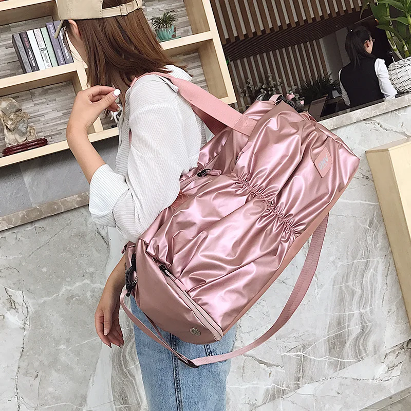 

The latest design fitness bag dry and wet separation Yoga bag sports bag shoulder Messenger bag couple handbag Portable Travel