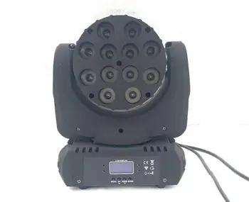 

LED beam moving head light 12x12w rgbw 4in1 color with advanced 9/16 dmx channels for dj disco lights led wash Strobe lights