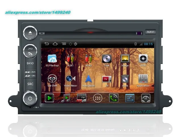 Sale Liandlee For Ford Freestyle 2005~2007 2 din Car GPS Android Radio Navi Navigation Maps DVD player HD Screen OBD2 Camera TV 3