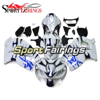 

Plastic Injection ABS Full Fairings for Suzuki GSXR1300 Hayabusa 1997 - 2007 98 99 00 01 02 03 Motorcycle Fitting White Blue New