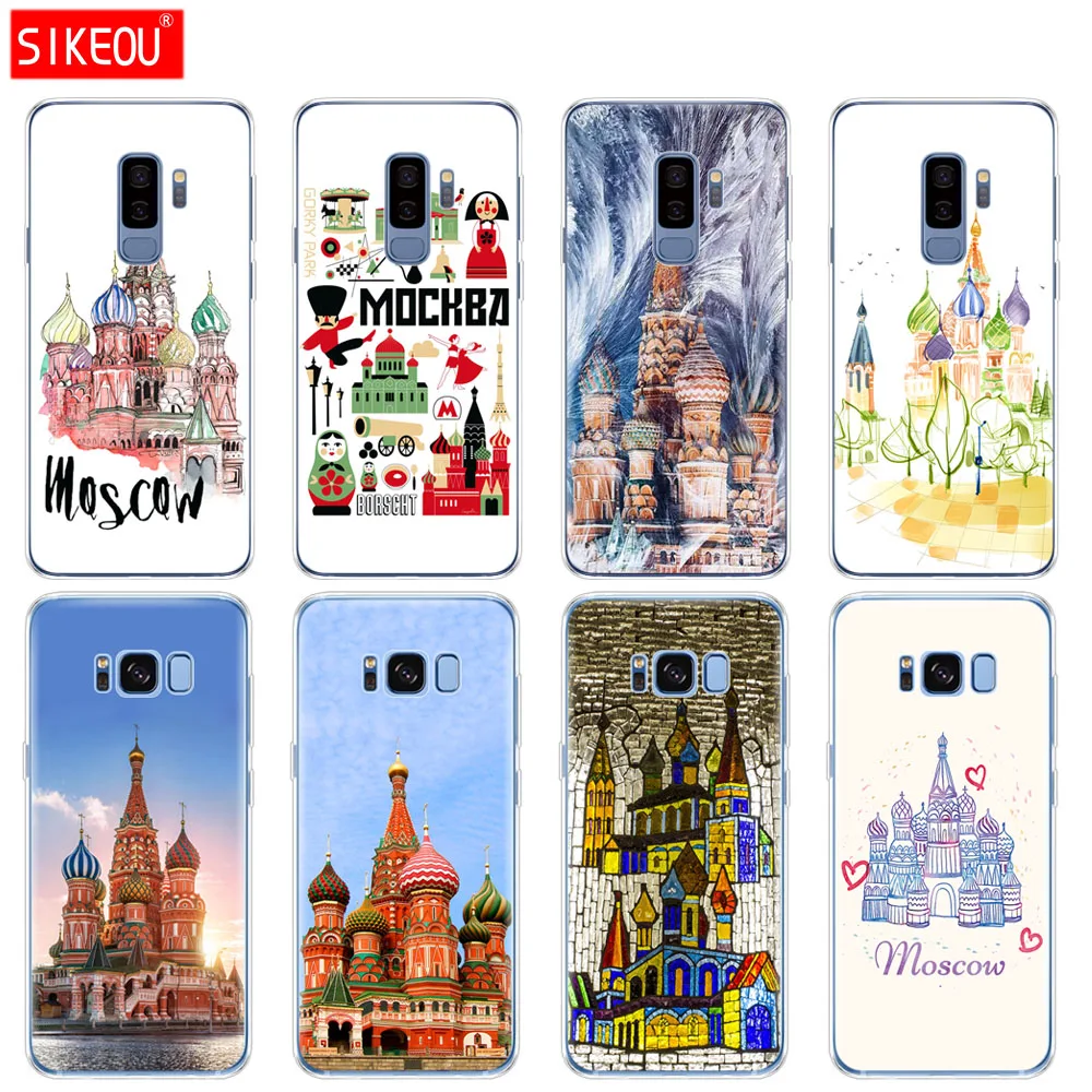 Силиконовый чехол для Samsung Galaxy S9 S8 S7 S6 edge S5 S4 S3 PLUS телефона Российской Федерации