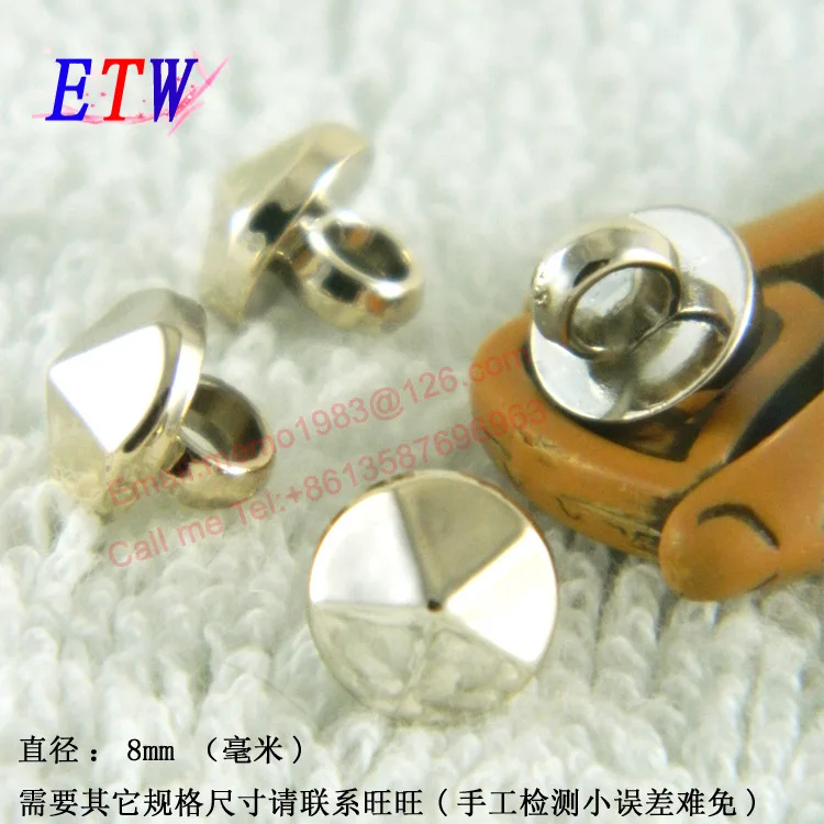 Free shipping Shiny Imitation Hawksbill Buttons 200pcs/lot gold 8mm Button Fashion DIY Decration for Shirt knitwear Dolls | Дом и сад