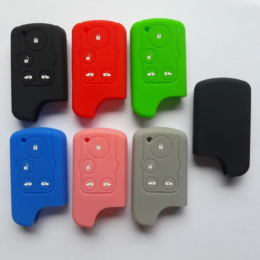 

10PCS Car Key Remote Cover For Honda Elysion Stepwgn Step Wagon RK C-RZ Spada Insight Silicon Remote Holder