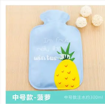 

Creative fashion 300 ml cartoon fruit thickening pvc warm hand baby hot bottle hot treasure filled warm water bag