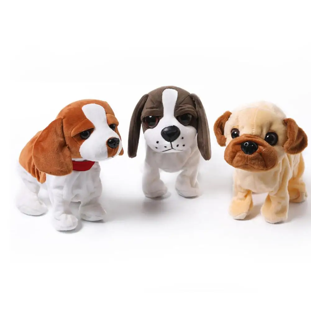 Kids Electric Walking Dog Cute Plush Puppy with Music Barking Function Recognition Educational Toy Kids Electric Walking Dog Cute Plush Puppy with Music Barking Function Recognition Educational Toy