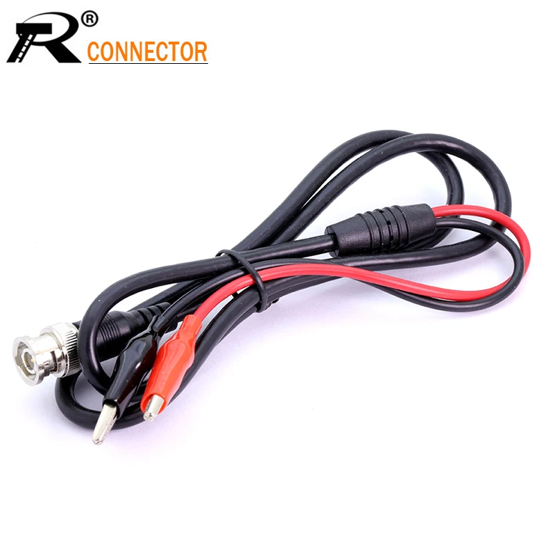 TNC male plug to Dual Banana plug connector Oscilloscope test probe RG316 1M TNC male plug to Dual Banana plug connector Oscilloscope test probe RG316 1M
