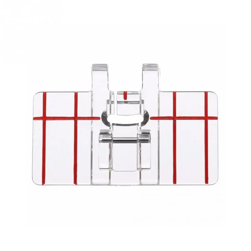 

DIY Manual Sewing Tool Plastic Clear Parallel Stitch tool Foot Presser Home domestic Sewing Machine for Brother part accessories