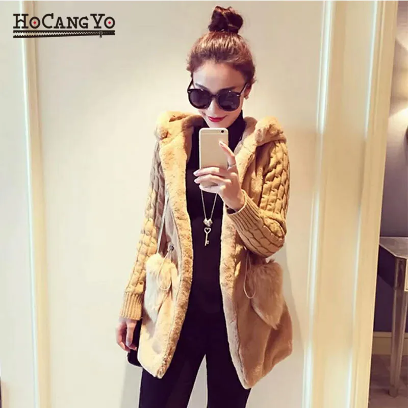 

HCYO Womens Blend Coat Skinny Hooded Zipper Full Sleeve Solid Warm Cotton Coats and Jackets Women Skinny Outwear Coats Plus Size