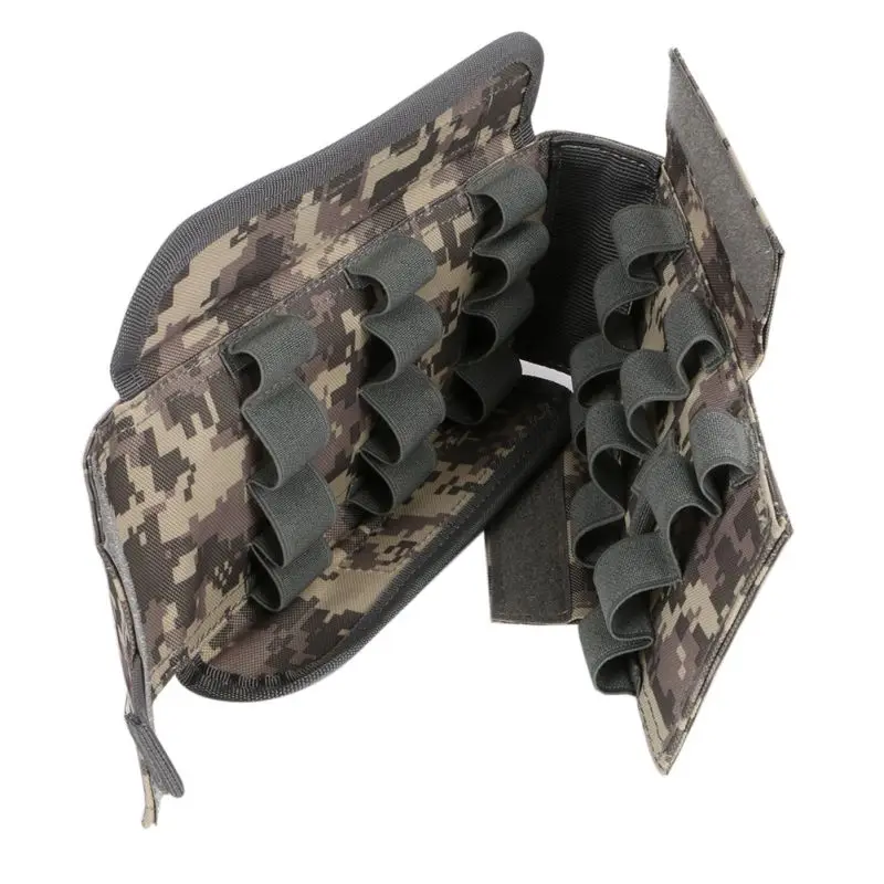  Tactical Universal Molle 25 Round 12GA 12 Gauge Ammo Shells Reload Magazine Pouches Military Molle  - 32918009929
