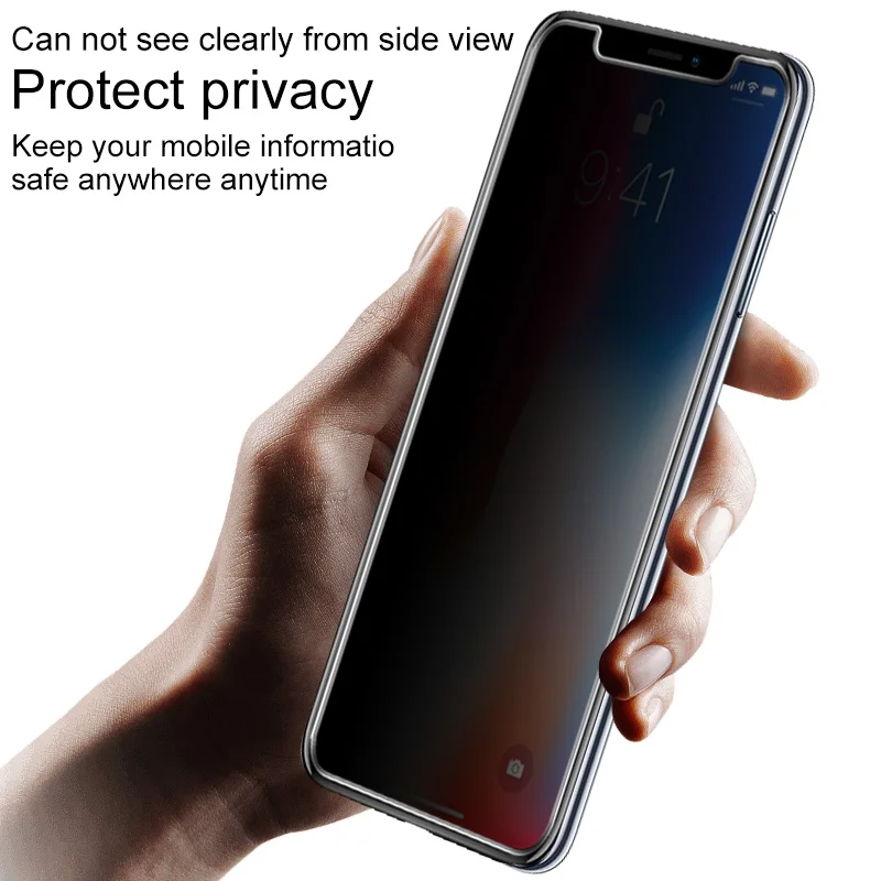 Закаленное стекло Imak Privacy для IPhone X антибликовое Защитное закаленное анти