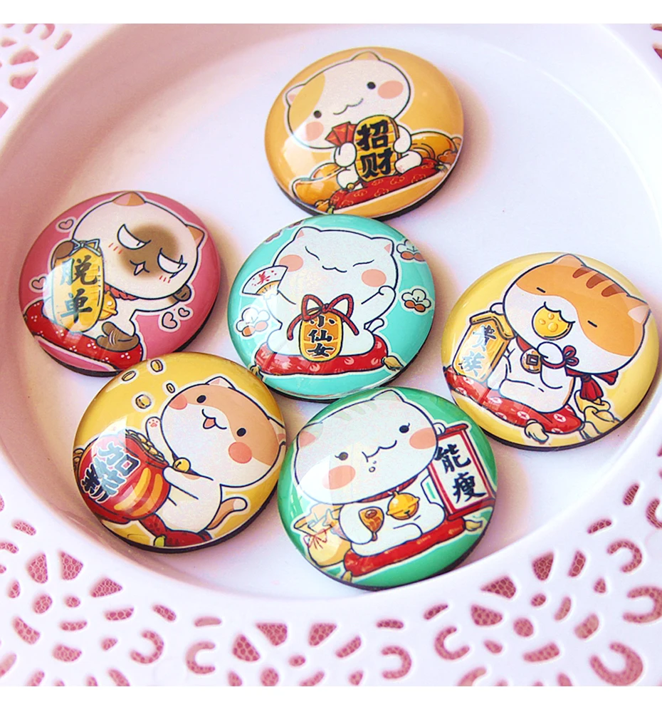 cat hot souvenirs Fridge Magnets 02