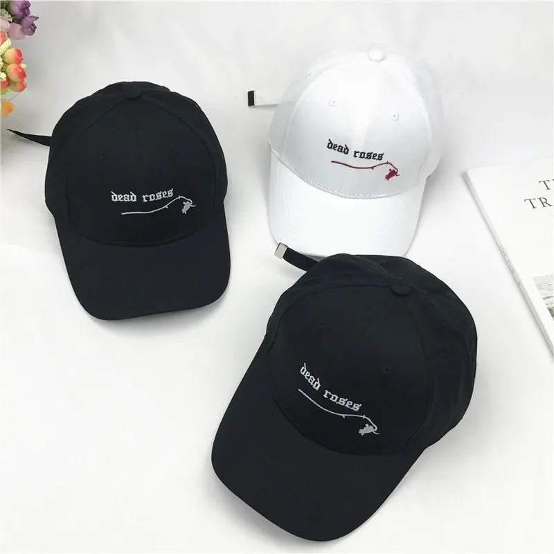 

Death Rose Original Su Brother Special Letter Baseball Hat Woman Summer Peaked Cap You Male Hip-hop Hat In Korean Edition