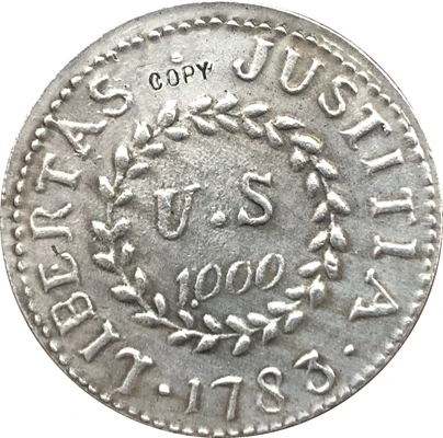 1783 США colonial issues копия монет