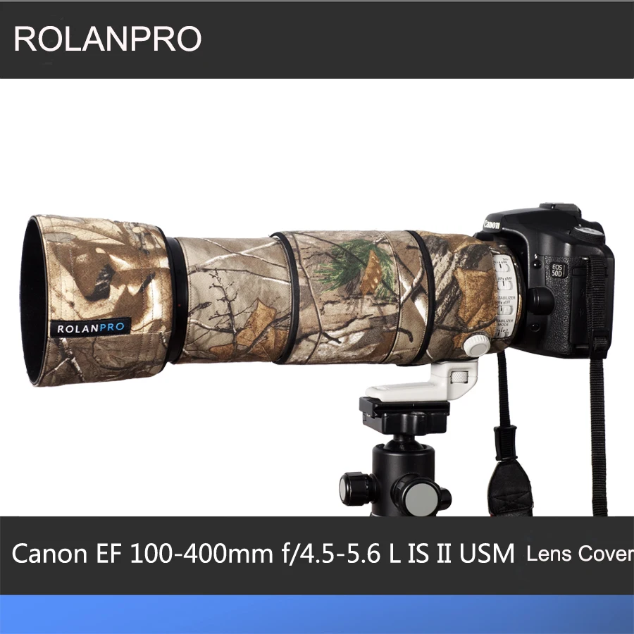 Rolanpro Canon Ef 100-400Mm F4.5-5.6 L Is Ii Usm Lens Per Canon Lens Custodia Protettiva Pistole Vestiti Del Cotone Dei Vestiti