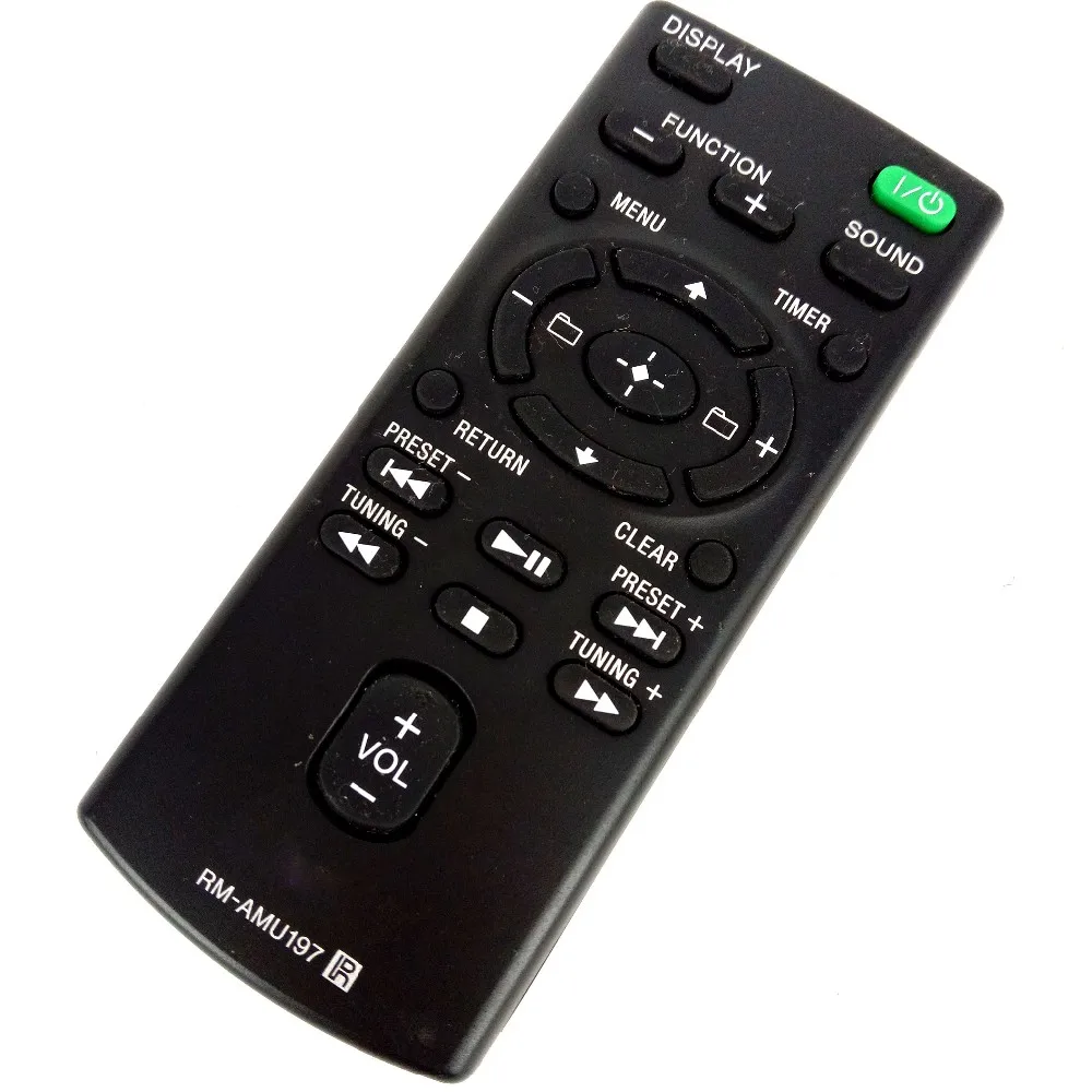 Remote Control RM-AMU197 for Sony CMT-X5CDB CMT-X7CD CMT-X5CD CMT-X7CDB