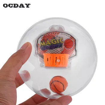 

OCDAY LED Portable Handheld Electronic Basketball Game Hoops Rocking Game with Light & Sounds toys gift for kid Anti Stress Toys