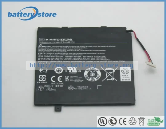 Новые оригинальные аккумуляторы для ноутбуков Aspire Switch 10 SW5 011 10E (SW3 013 11GV) 17K6) 19Q9) 3 8 в