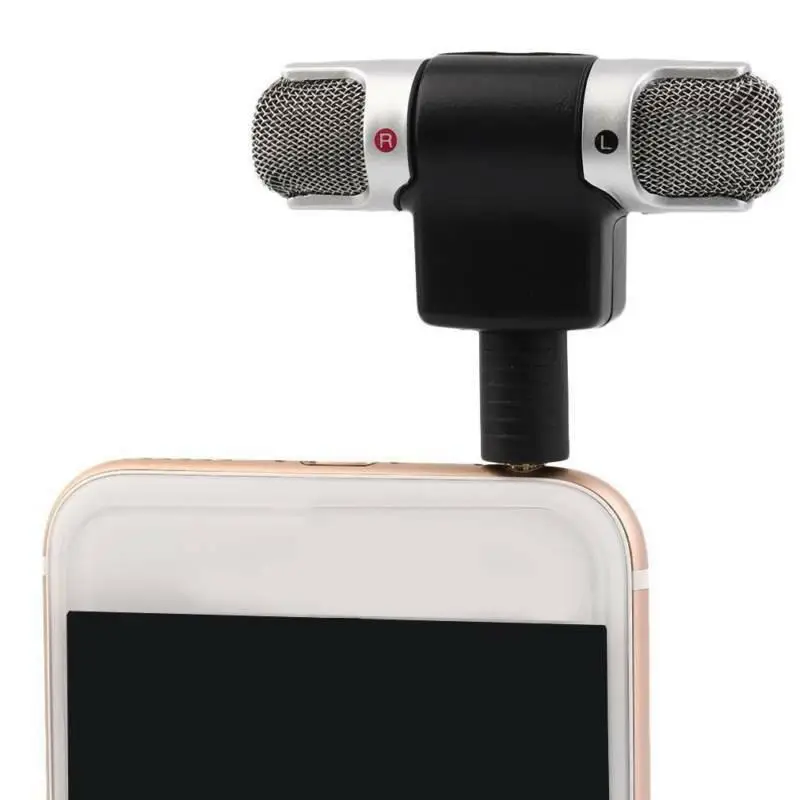 Kuulee портативный 3 5 мм мини стерео микрофон для MP3/MP4/мобильного