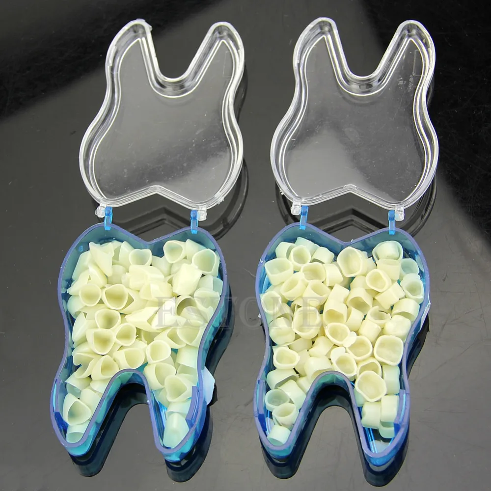 Pro Временная зубная коронка материал для передних задних молярных зубов молярные зубы 2 коробки мини пластик Ассорти Размер