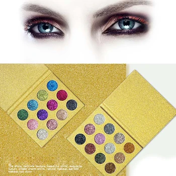 

1pc 12 Color Pressed Glitter Eyeshadow Palette Rainbow Diamond Eye Shdow Makeup Palette Shimmer Smokey Eyes Make Up Cosmetic Set