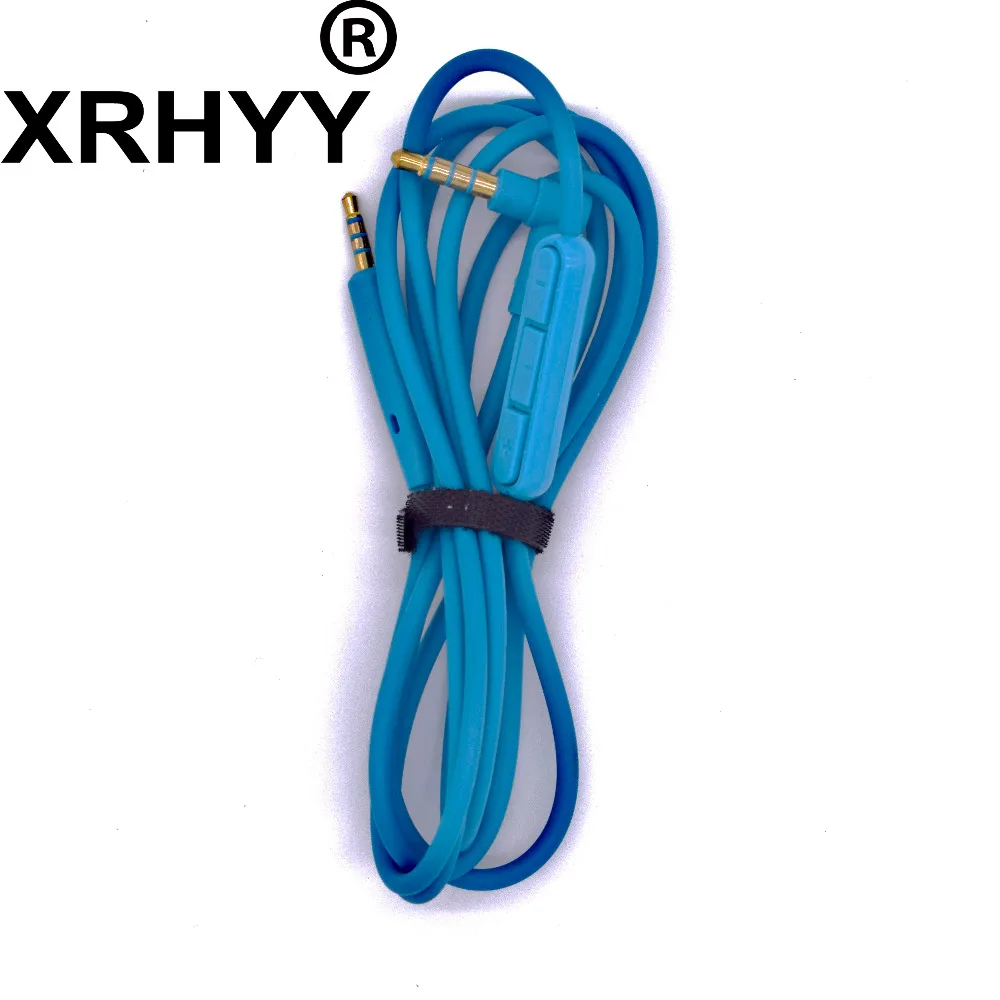 

XRHYY Blue Replacement Cable Cord with Inline Mic Remote For BOSE Sound True OE OE2i Quiet Comfort25 QC25i QC35 headphones