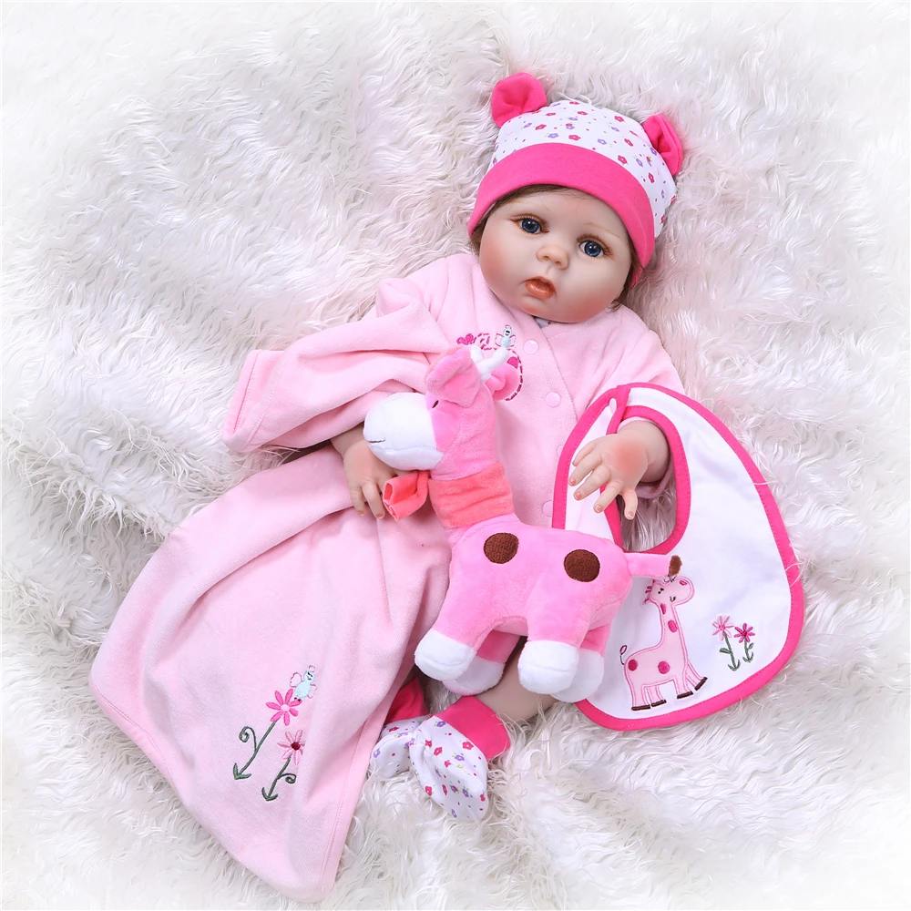 

Reborn Baby Dolls big eyes Babies Doll Vinyl Body So realistas bonecas de menina Doll baby alive bath toy For children bebe Toy