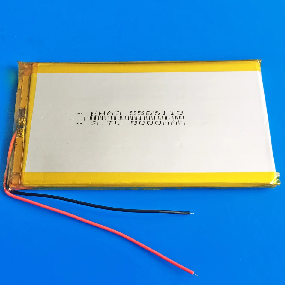 3,7 V 5000mAh литий-полимерная LiPo аккумуляторная батарея для gps psp DVD PAD Электронная книга планшетный ПК Ноутбук power bank видео игра 5565113