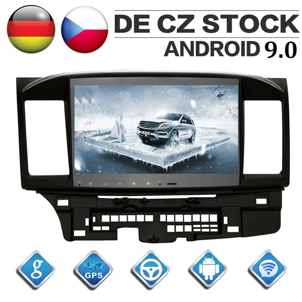 

Android 9.0 Octa Core for Mitsubishi Lancer 10 EVO 2011-2015 DVD Player GPS Navigation Supports Rockford 10. 2 Inch IPS Screen