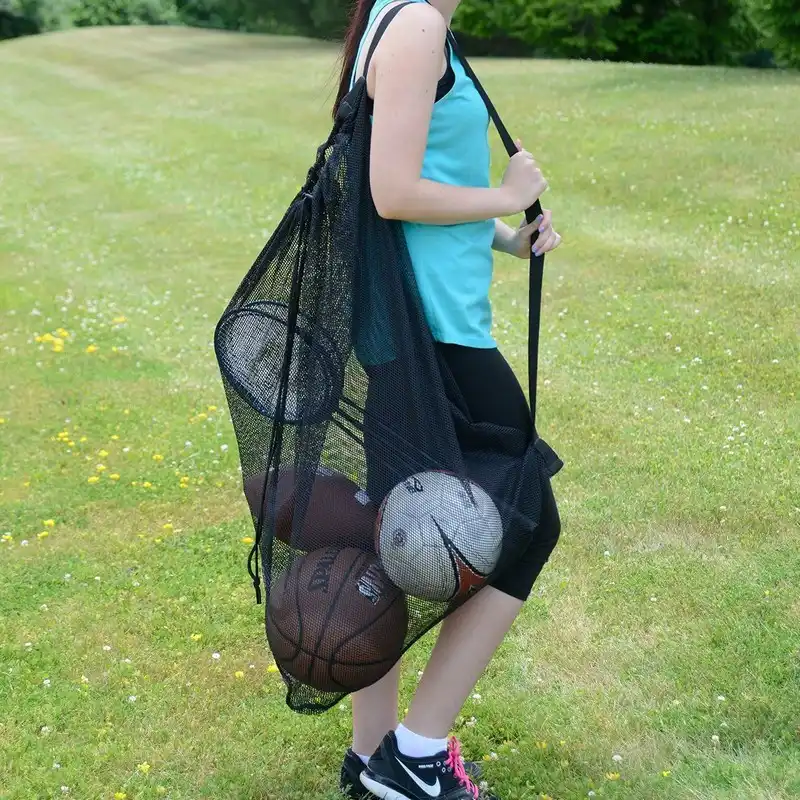 Large Capacity Black Storage Bag Mesh Net 100cm 72cm Outdoor Bag Mesh Net 100cm 72cm Outdoor