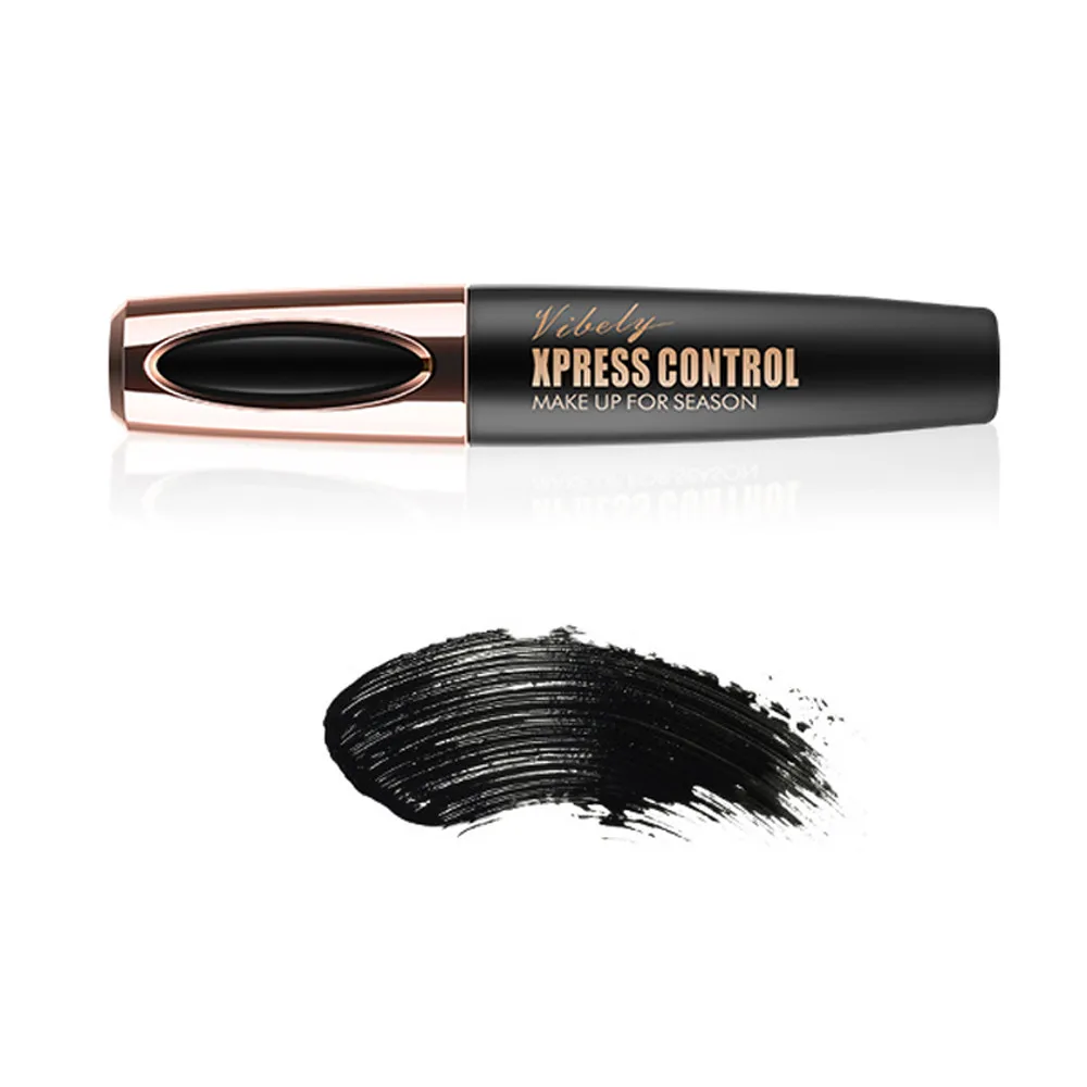 New Long Curling Mascara Eyelash Makeup Black Waterproof Fiber Mascara Suitable For Eye Lashes maquiagem profissional completa