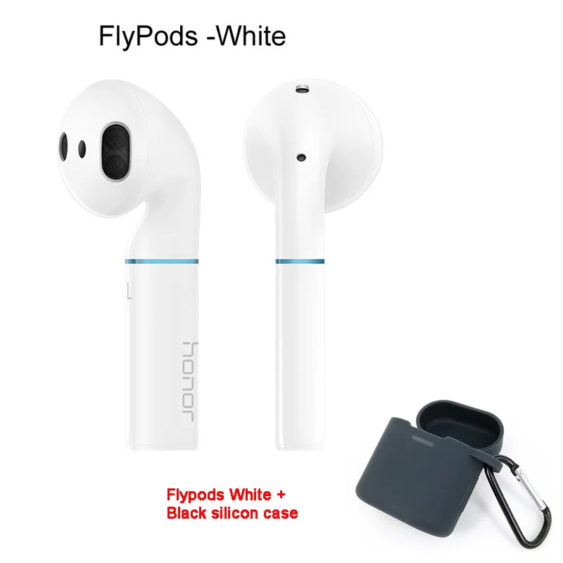 Новинка HUAWEI honor FlyPods Pro FlyPods Lite Bluetooth Беспроводные наушники с микрофоном Музыка сенсорная Водонепроницаемая динамическая гарнитура - Цвет: FlyPods White n Blac