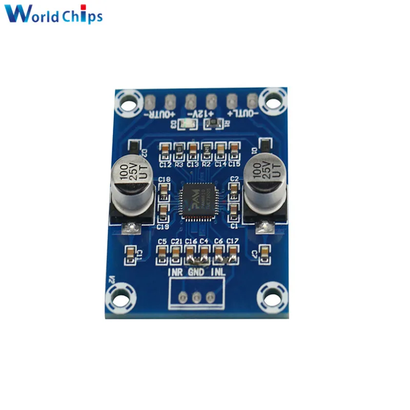 DC 12 V 24 2x50W 2*20 W двухканальный Мини цифровой усилитель D класса TPA3116D2 мощности плата