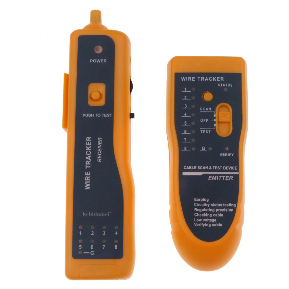 Kebidumei RJ11 RJ45 Cat5 Cat6 телефонный провод трекер Tracer тонер Ethernet LAN Сетевой кабель тестер