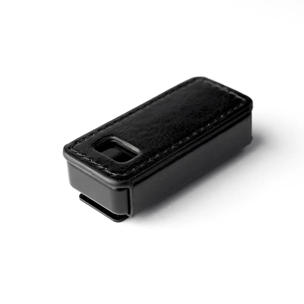 Новинка 100% кожаный чехол BTR3 для FiiO черный с адаптером Bluetooth|Сумки и чехлы плееров