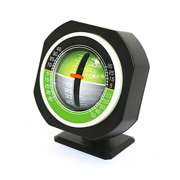 

led In-vehicle Vehicle Slope Meter Measuring Inclinometer With LED Lights Car Decoration Guide Ball Outdoor Tools