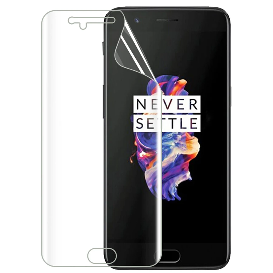 

For OnePlus 6 5 5T 3D Full Cover Screen Protector Silicone Soft TPU Film For One Plus 6 5 5T 1+6 1+5 1+5T