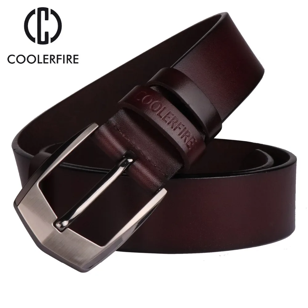 Мужской ремень Coolerfire ковбойский из натуральной кожи высокого качества HQ043|strap