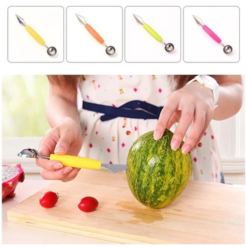 Fruit Carving Knife Remove-Core Cutlery Home Cookware Watermelon Ice-Cream-Dip