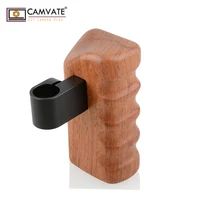 camvate dslr עץ ידית CAMVATE עץ עץ ידית אחיזה הר עבור DSLR Video Stablizer מצלמה קייג 15mm רוד C1300 מצלמה אביזרים הצילום (2)