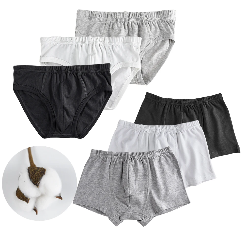 3 Pcs/lot Soft Cotton Kids Underwear Boy for Children Briefs Boys