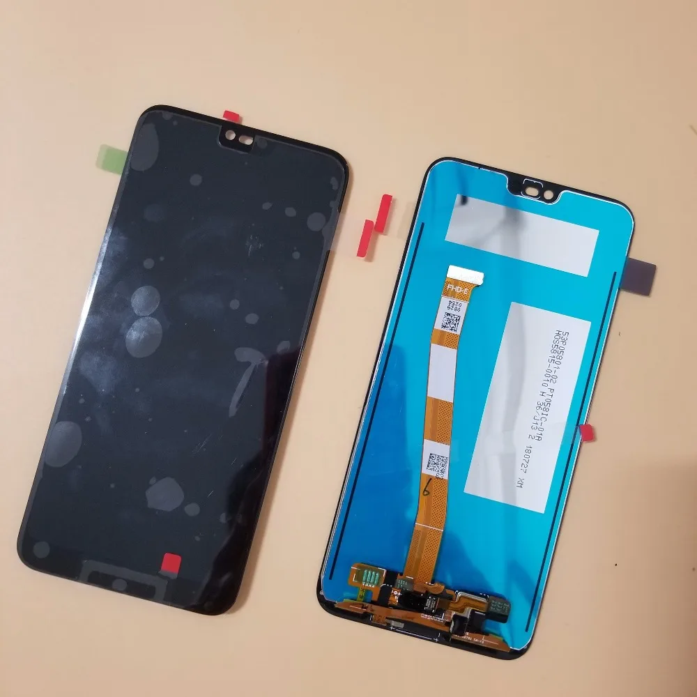 С рамкой отпечатков пальцев для huawei honor 10 COL L29 ЖК дисплей кодирующий