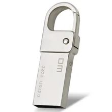 Бесплатная доставка DM PD027 32 ГБ USB флэш-накопитель металл ручка привода брелок водонепроницаемый USB флешки флэш-накопитель металла